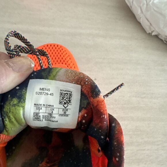 Saucony S20729-45 Men Sz 7M Ride 15 Low Campfire Story NIB - Picture 11 of 14